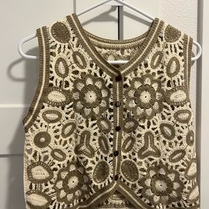 Crochet vest